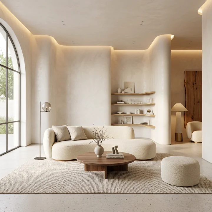 Contemporary interior design style render